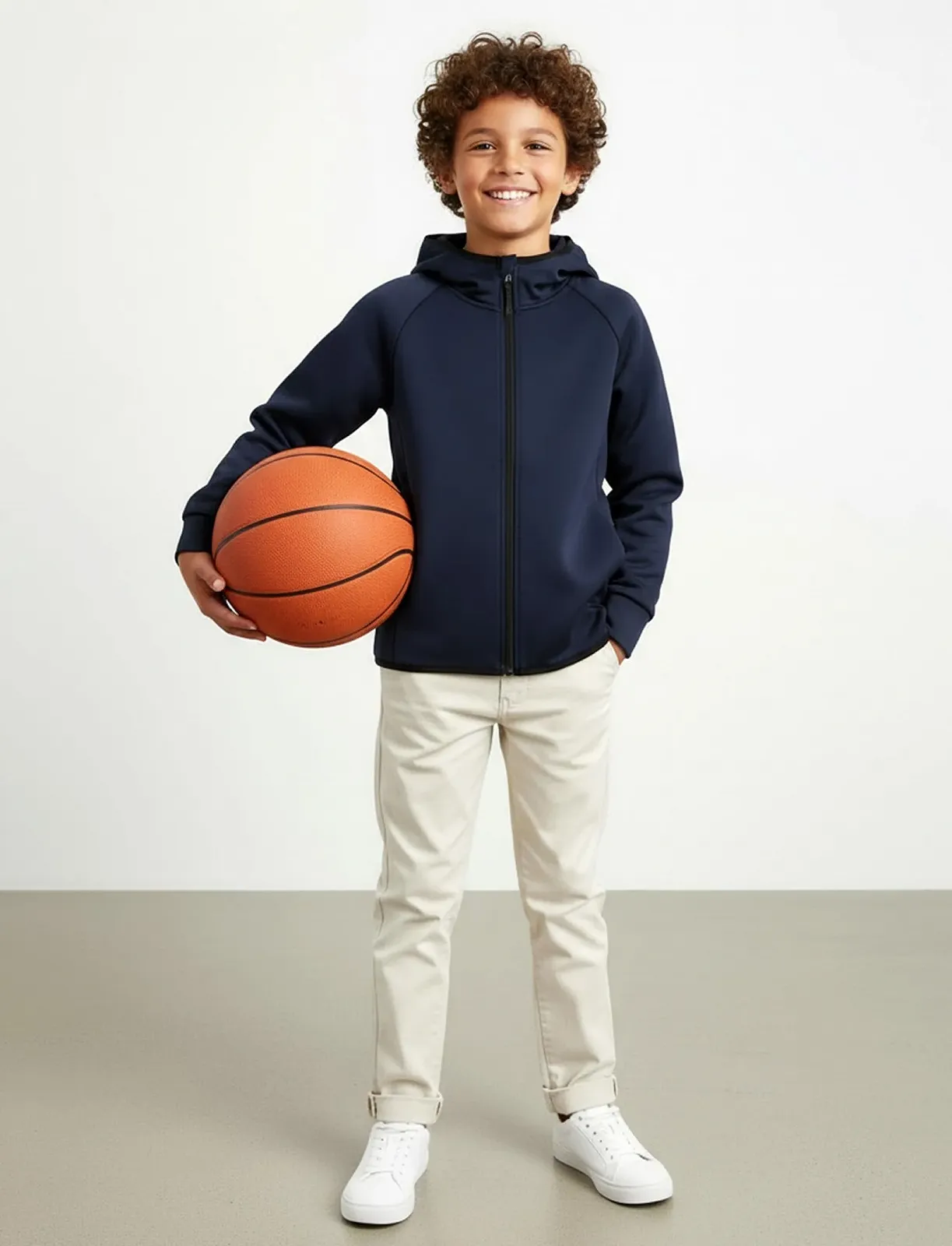 Худі PatPat з капюшоном на блискавці для хлопчиків, фото №5