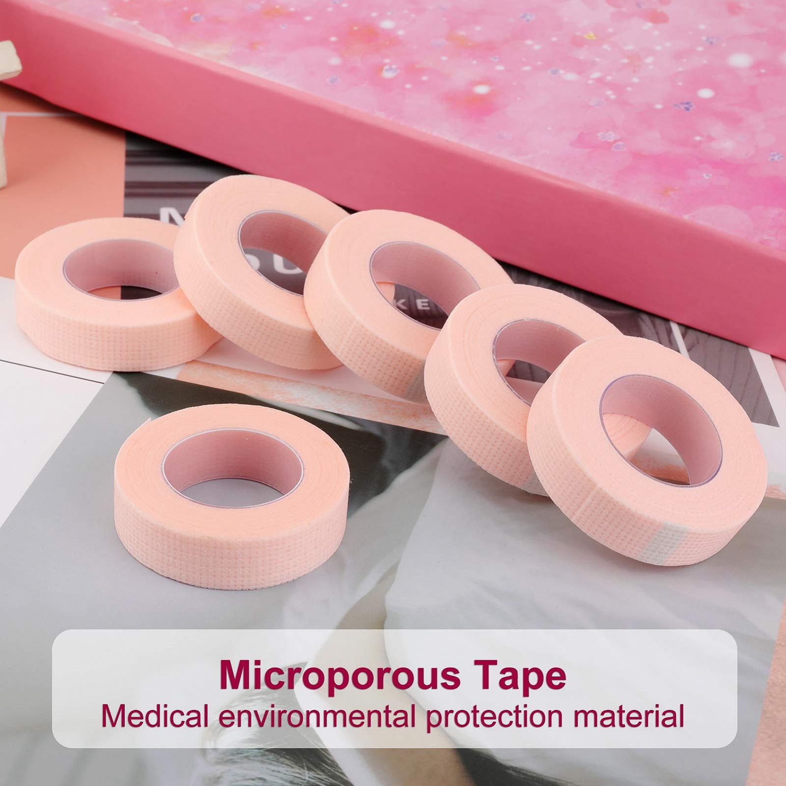 Клейка стрічка MWOOT для нарощування вій Eyelash Extension Tape Micropore Medical Eyelash Tape 9 м Рожева, фото №6