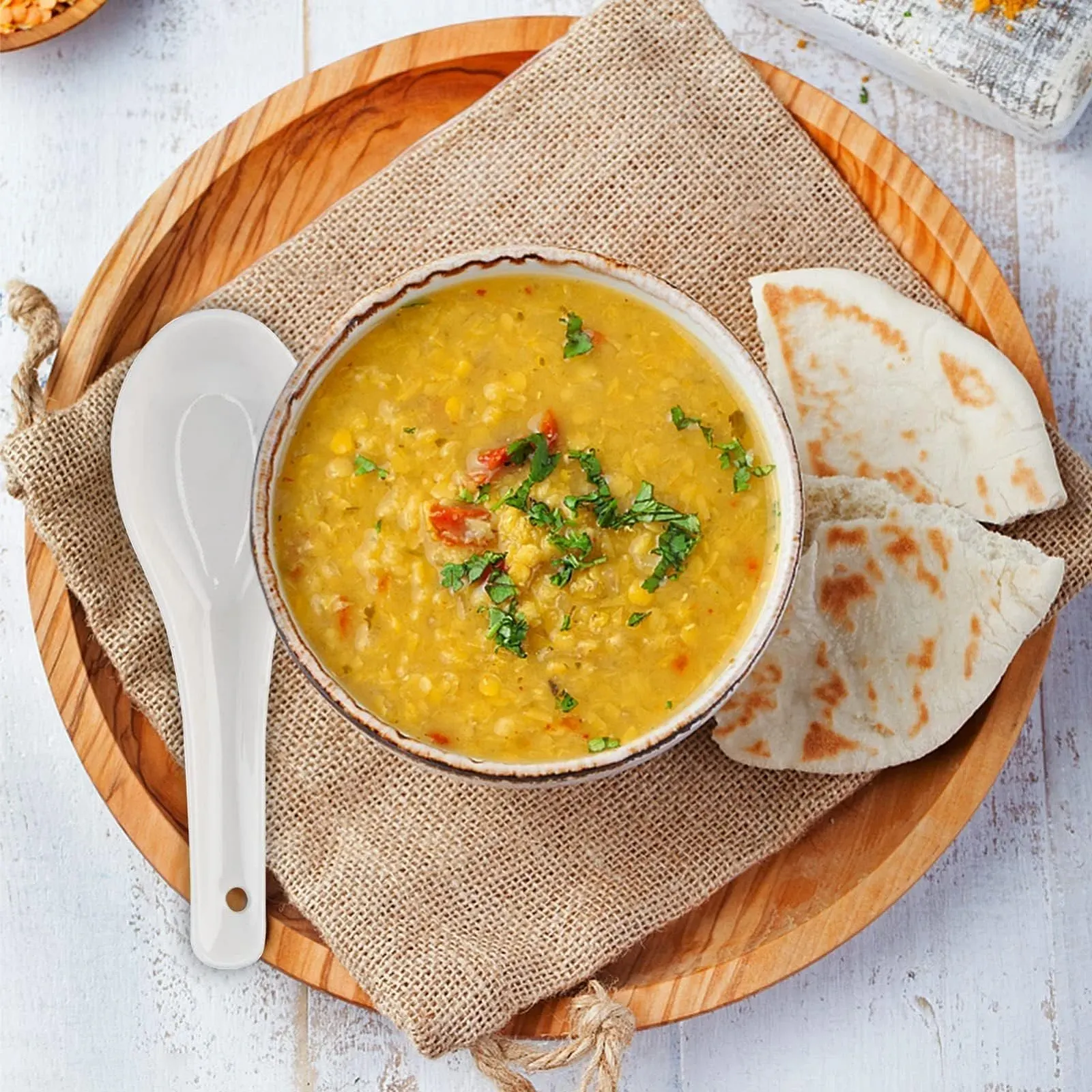 Ложки для супу 8 шт, Керамічні китайські для супу, фото №8