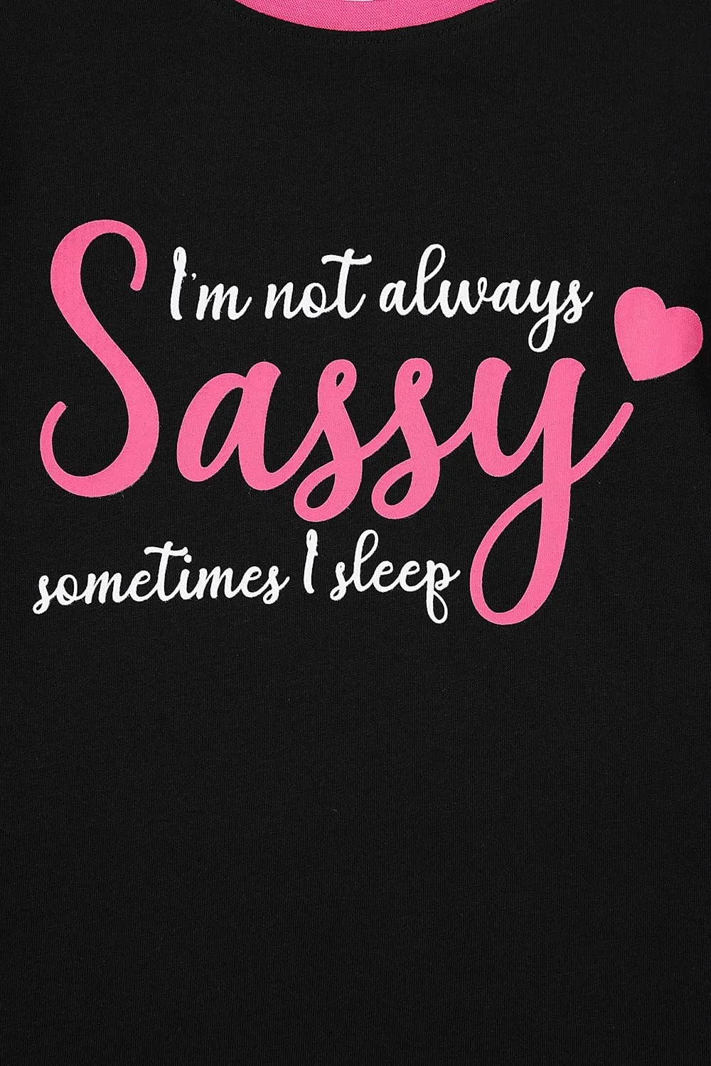 Пижама The PyjamaFactory Для девочек I'm Not Always Sassy Sometimes I Sleep Хлопок, 9-16 лет, фото №3 Пижама The PyjamaFactory Для девочек I'm Not Always Sassy Sometimes I Sleep Хлопок, 9-16 лет, фото №3