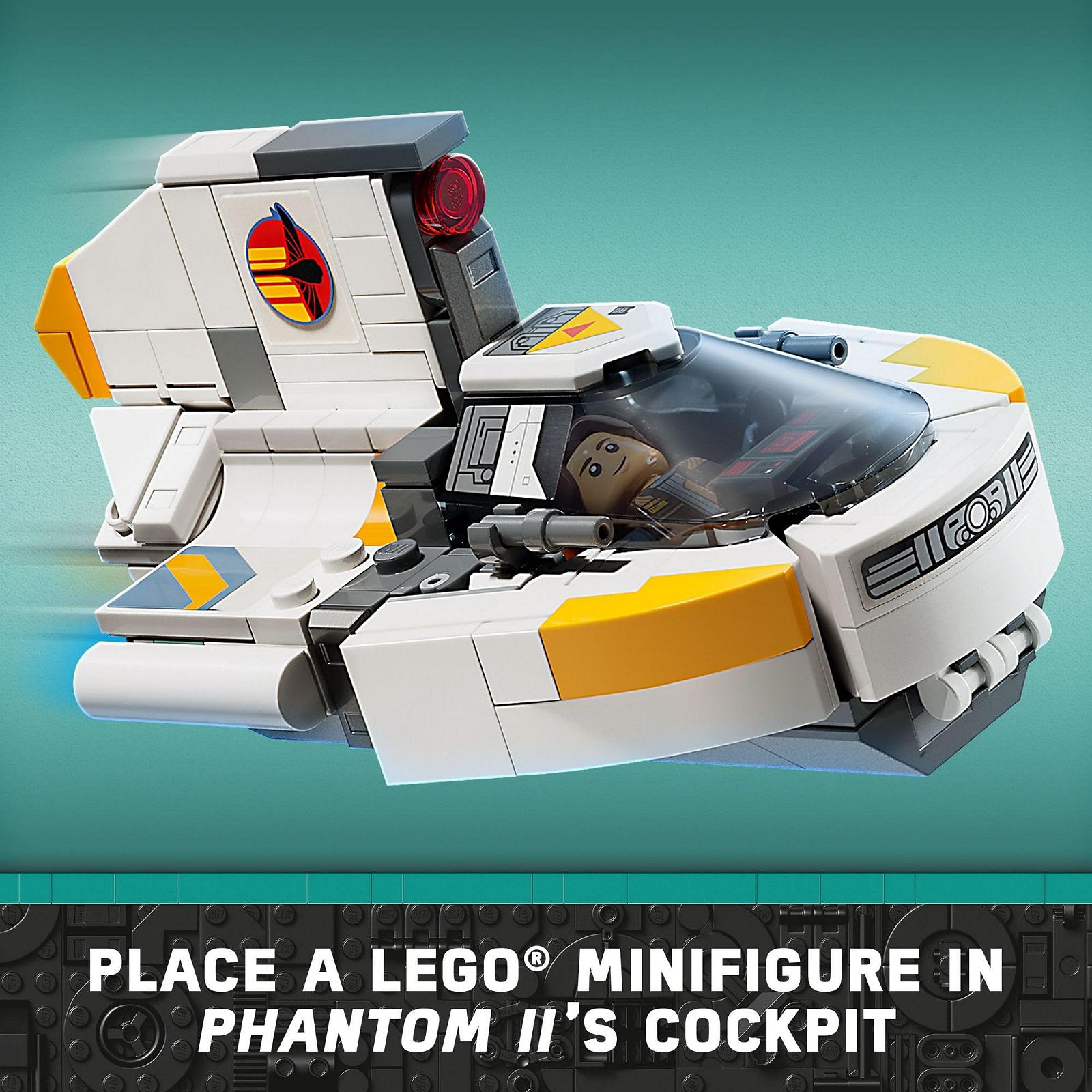 Конструктор LEGO Star Wars Ahsoka Ghost і Phantom II Космічний корабель 75357, фото №5