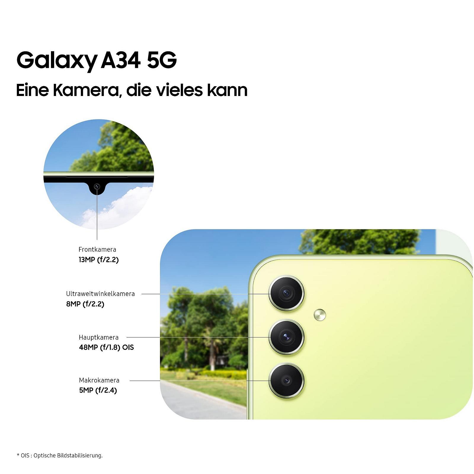 Смартфон Samsung Galaxy A34 5G 6.6" 128GB 6GB RAM 5000mAh Awesome Graphite, фото №6