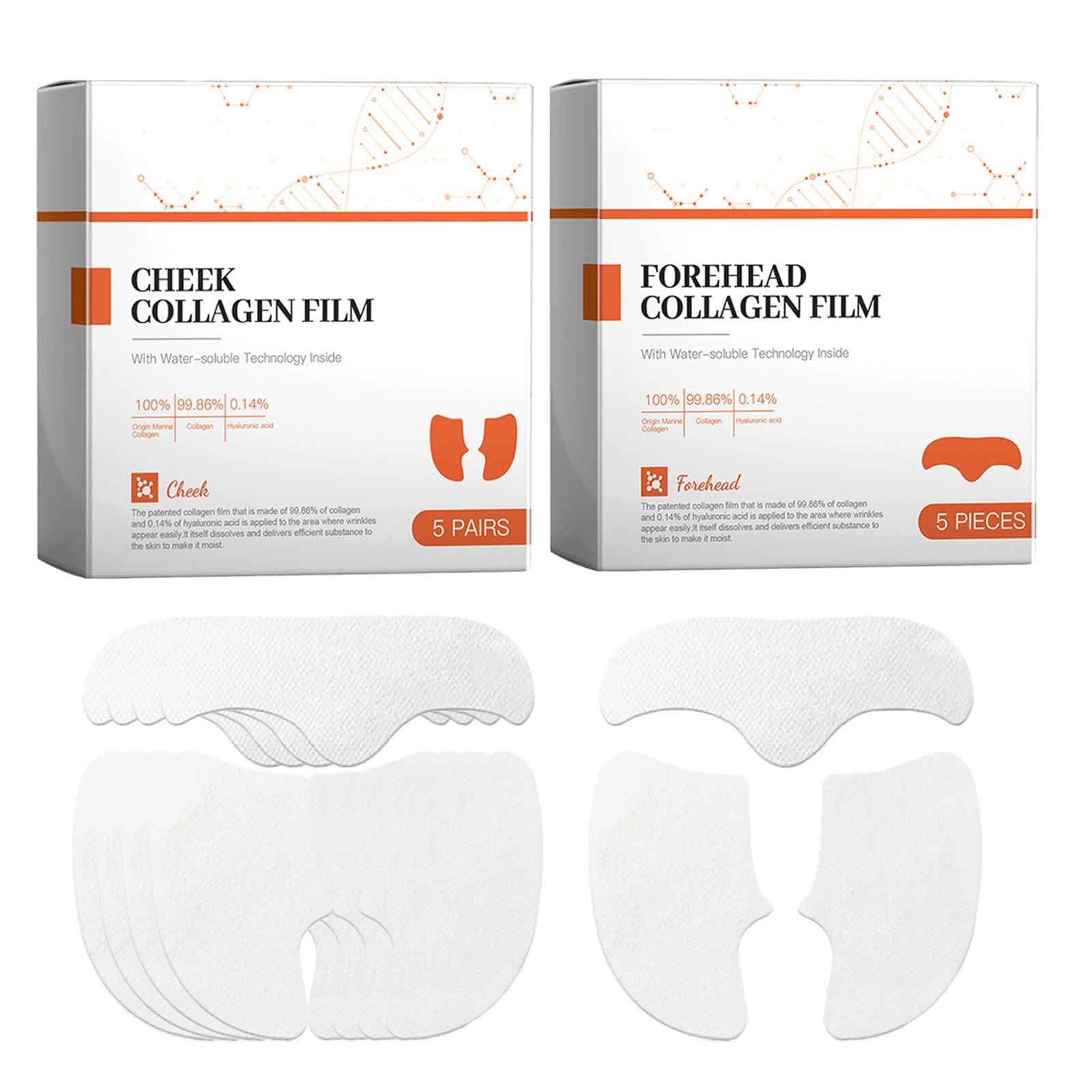 Пластыри Против Морщин для Лоба и Носогубных Складок, 15 шт, фото №1