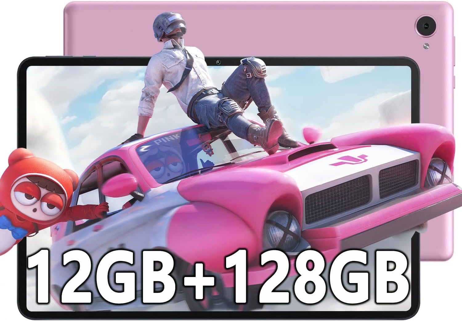 Планшет 10.1" XUEMI X3 6+6/128GB 8 ядер Android 13 6000 mAh Розовый, фото №1