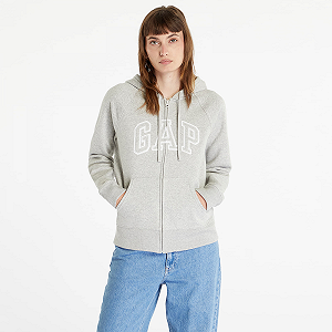 Світшот FULLZIP LOGO HOODIE 463503-03 GAP Сірий S synthetic.ua - Фото 1
