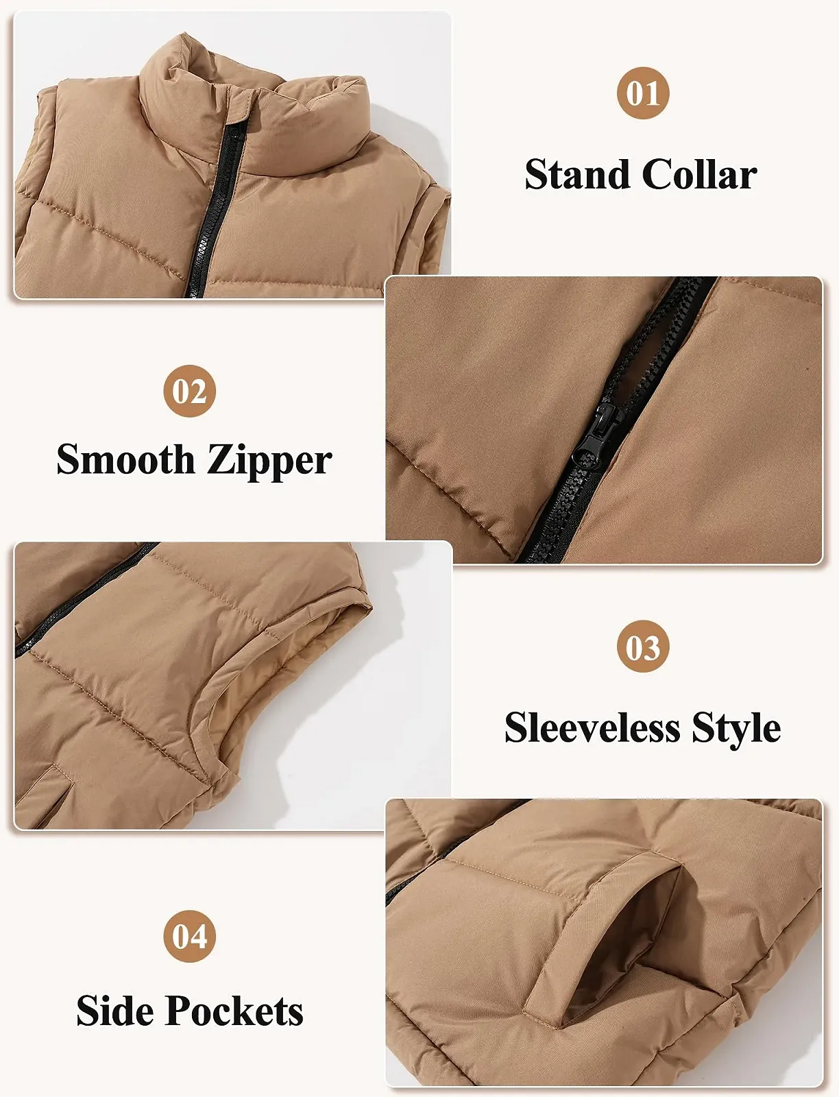 Теплий пуховий жилет Happy Cherry, дитячий вітрозахисний, фото №5