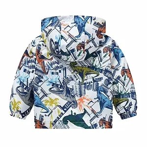 Легкая куртка для малышей с мультяшным принтом - Фото 1
