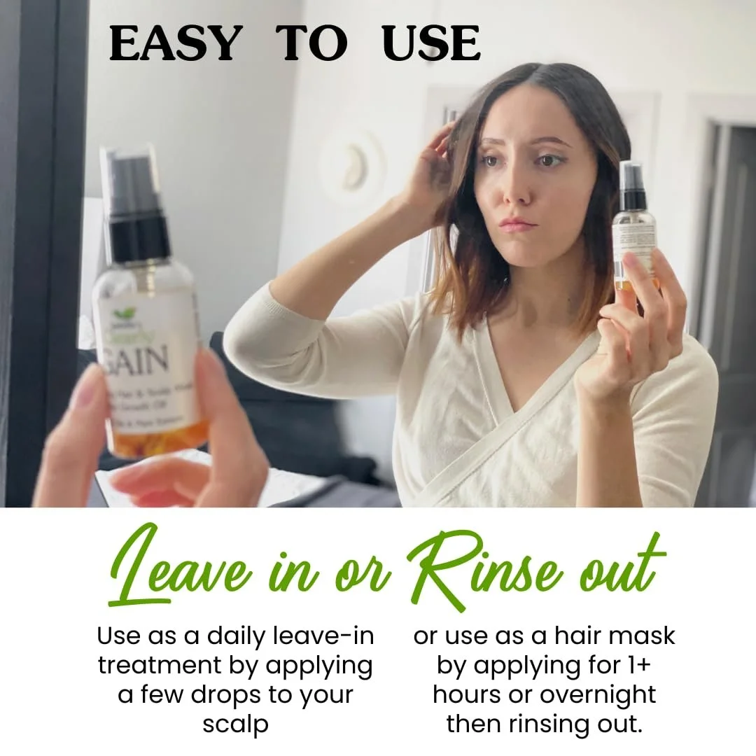 Сироватка Clearly GAIN для росту та потовщення волосся для чоловіків і жінок, фото №7