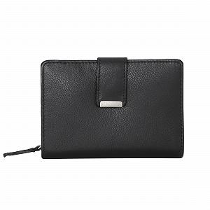 Гаманець ZMOKA Money Maker Classic Medium Size жіночий шкіряний, чорний - Фото 1