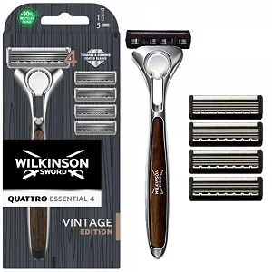Бритва мужская Wilkinson Sword Quattro Vintage Edition - Фото 1