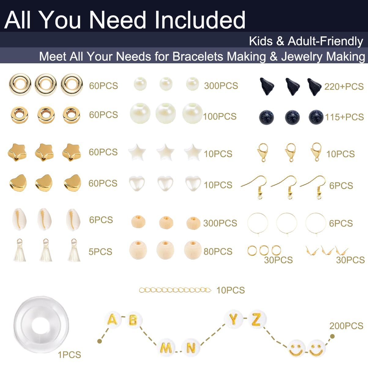 Намистини Amazonite для браслетів Regbsulqs, набір намистин з дорогоцінного каміння, фото №2