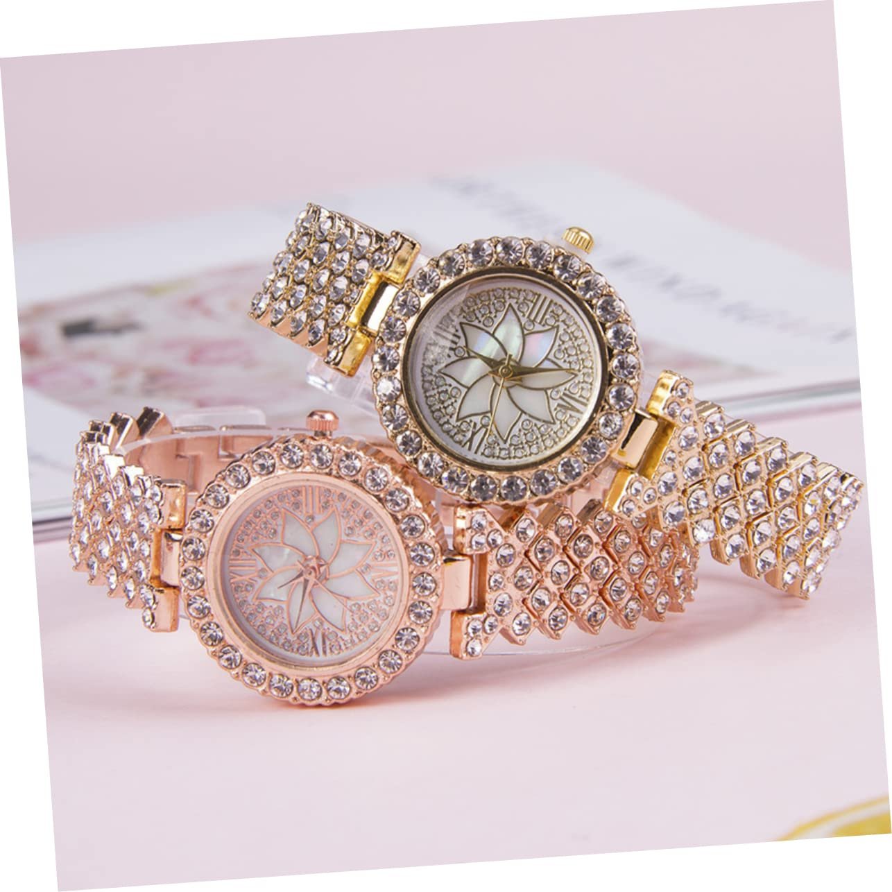 Женские часы LIFKOME с полным бриллиантом, нарядные женские наручные часы, часы с кристаллами, стильные часы, светодиодные роскошные часы, стильные женские часы, розовое золото, сплав, фото №7 Женские часы LIFKOME с полным бриллиантом, нарядные женские наручные часы, часы с кристаллами, стильные часы, светодиодные роскошные часы, стильные женские часы, розовое золото, сплав, фото №7