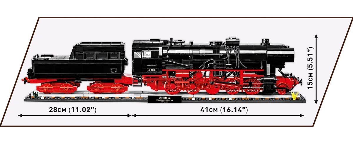 Локомотив COBI DR BR 52 Steam, фото №5