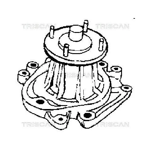 Насос водяной TRISCAN 8600 13912 для TOYOTA, фото №2 Насос водяной TRISCAN 8600 13912 для TOYOTA, фото №2