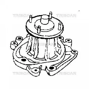 Насос водяний TRISCAN 8600 13912 для TOYOTA synthetic.ua - Фото 1