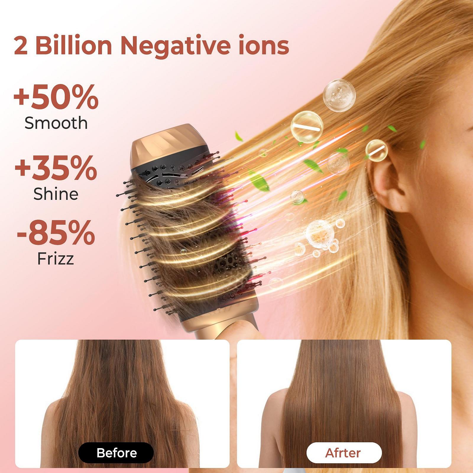 Фен-щетка MogaWave Pro Airbrush 6 в 1 1000 W, фото №8 Фен-щетка MogaWave Pro Airbrush 6 в 1 1000 W, фото №8