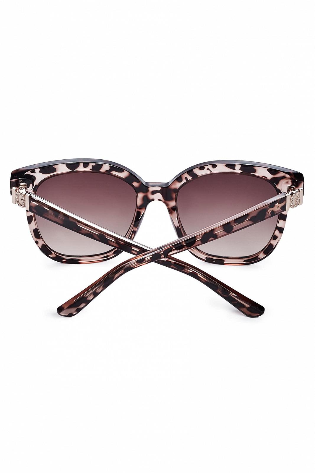 Сонцезахисні Окуляри Жіночі Квадратні GUESS Factory Великі Coloured Havana/Gradient Brown, фото №4