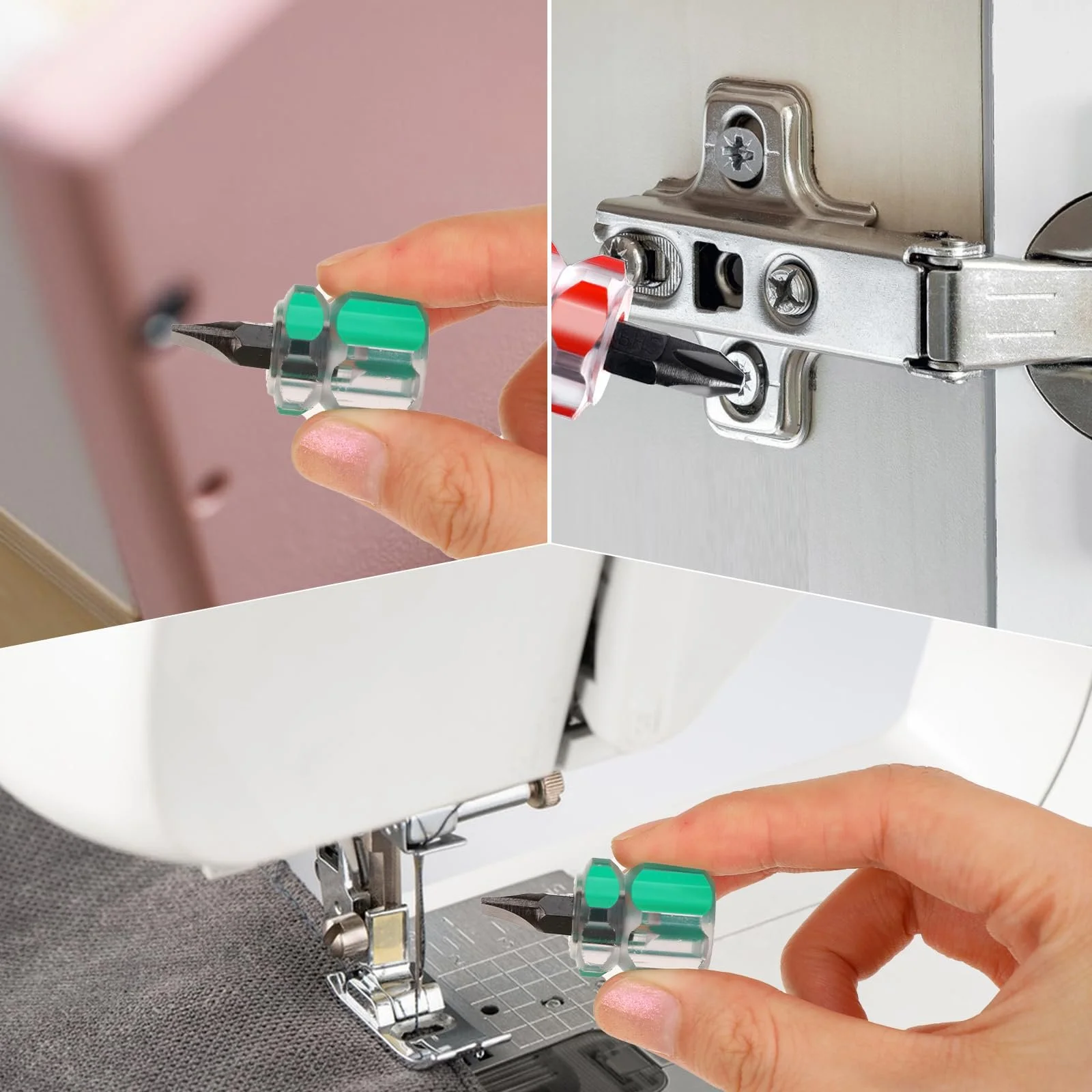 Набір міні-викруток Mabor 4 предмети 0,6 см плоскі та хрестові Phillips, фото №4