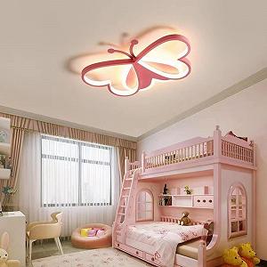 Светильник потолочный Butterfly 50 см LED 72 Вт розовый - Фото 1