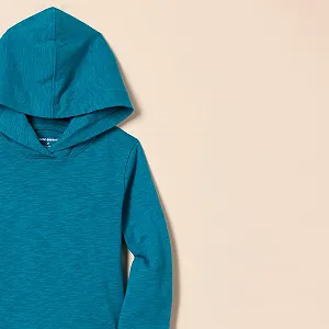 Лёгкая футболка с длинным рукавом и капюшоном Amazon Essentials для мальчиков, 2 шт. synthetic.ua - Фото 1