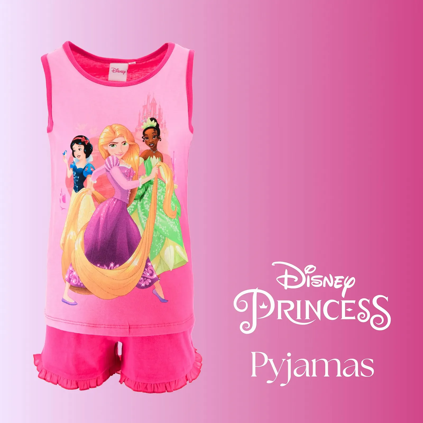 Піжама Disney Принцеси для дівчат, комплект з 2 предметів, фото №3 Піжама Disney Принцеси для дівчат, комплект з 2 предметів, фото №3
