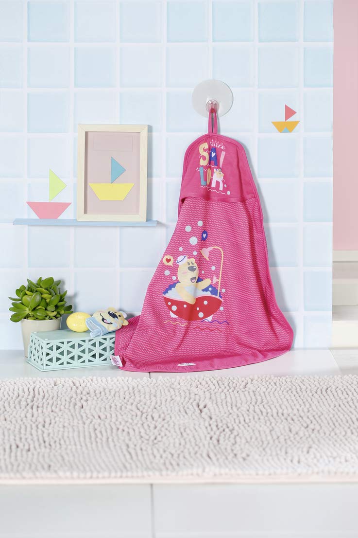 Аксессуары для кукол Zapf Creation BABY born 830635 полотенце с капюшоном желтый желтый, фото №8