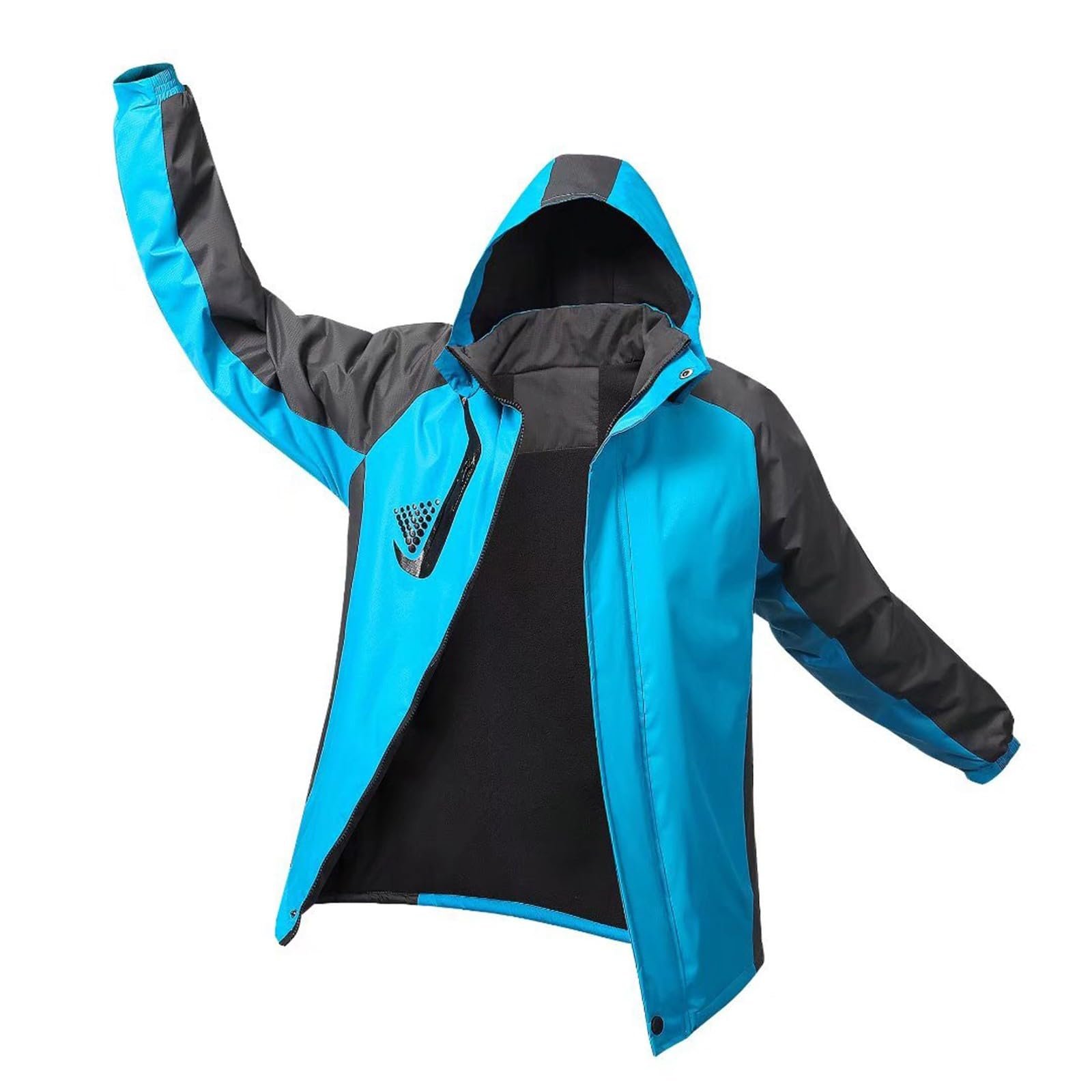 Лижна куртка Generisch Жіноча Рожева 3 в 1 Водонепроникна Функціональна Теплий Анорак, фото №4