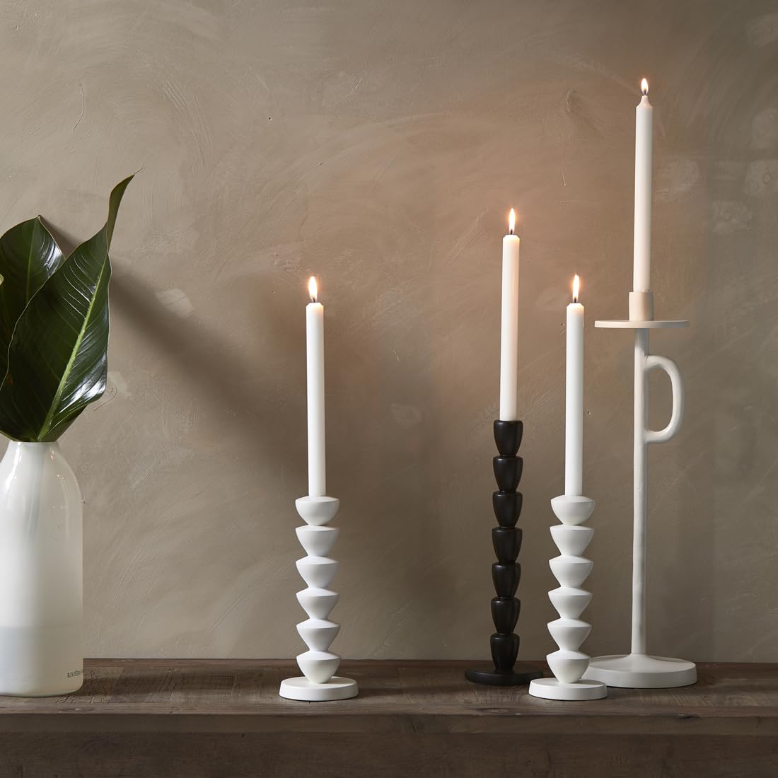 Підсвічник Riviera Maison RM Isla білий 10 x 26 см, фото №3