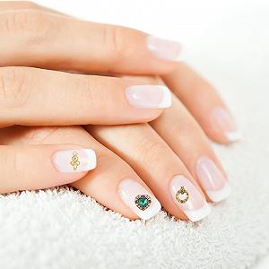 Стразы для ногтей Beavorty 50 шт., драгоценные камни, металлические бриллианты для маникюра synthetic.ua - Фото 1