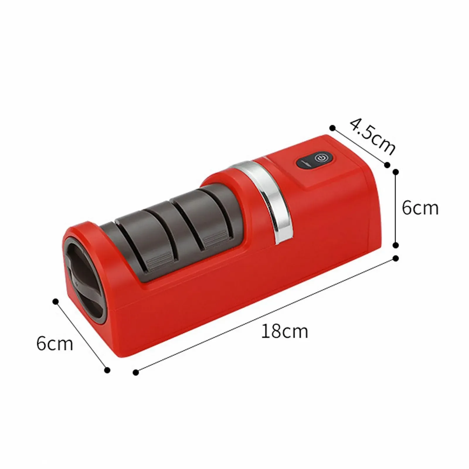 Точилка для ножей электрическая Kavolet портативная красная, фото №7