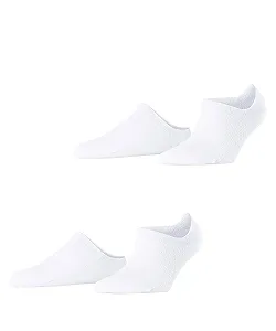 Шкарпетки-кросівки ESPRIT Fine Rhomb 2-Pack, дихаючі, з органічної бавовни, короткі, з візерунком, 2 пари - Фото 1