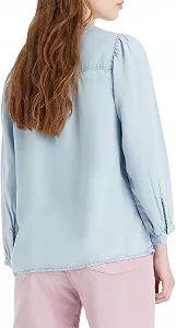 Жіноча блузка LEVIS HALSEY BLOUSE Tech Tricks - M synthetic.ua - Фото 1