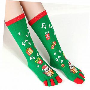 Шкарпетки з пальцями Healeved Різдвяний пакунок, 2 пари synthetic.ua - Фото 1