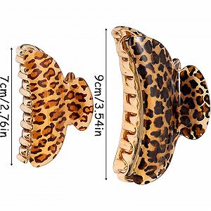 Краб для волосся Leopard 4 шт. synthetic.ua - Фото 1