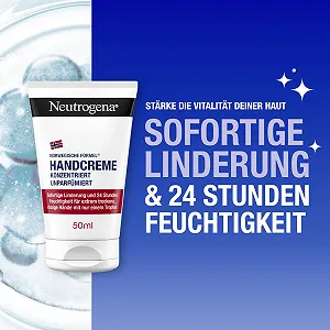 Крем для рук Neutrogena Concentrated Unscented с 40% глицерином + витамином E 50 мл synthetic.ua - Фото 1