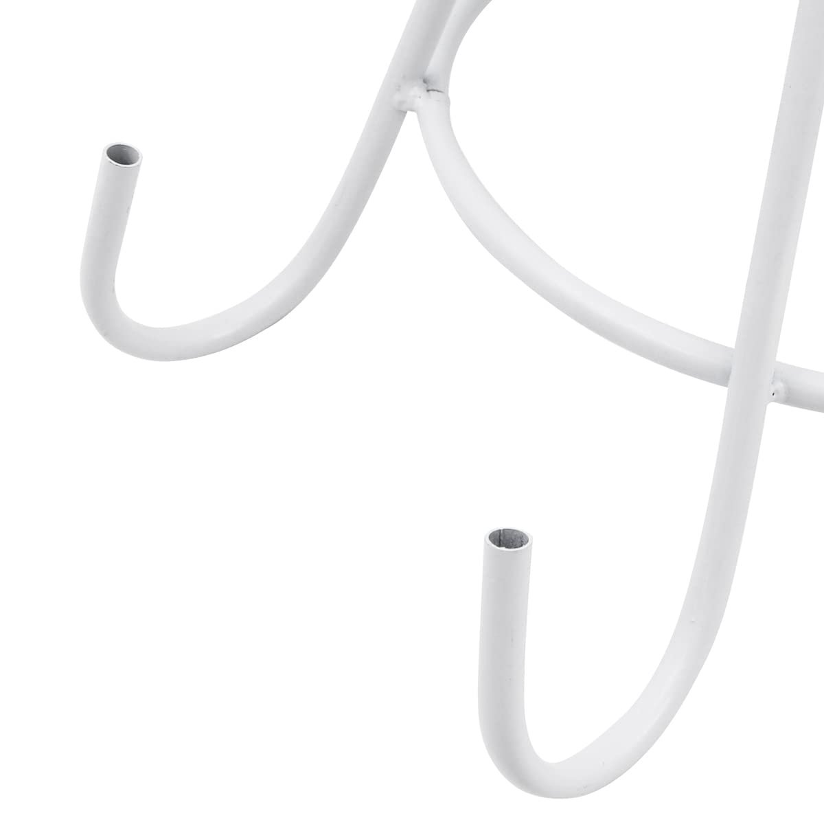 Підвісний тримач для квіткових горщиків Набір 3 шт. Круглий Для перил Залізний Для саду та балкона Білий, фото №7 Підвісний тримач для квіткових горщиків Набір 3 шт. Круглий Для перил Залізний Для саду та балкона Білий, фото №7