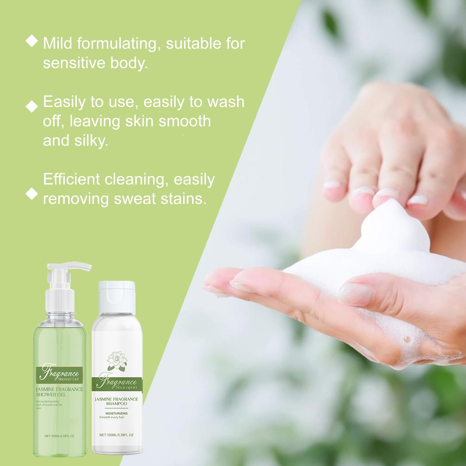 Парфумований гель для душу та шампунь зміцнюючий та освіжаючий, 1 шт., фото №6 Парфумований гель для душу та шампунь зміцнюючий та освіжаючий, 1 шт., фото №6