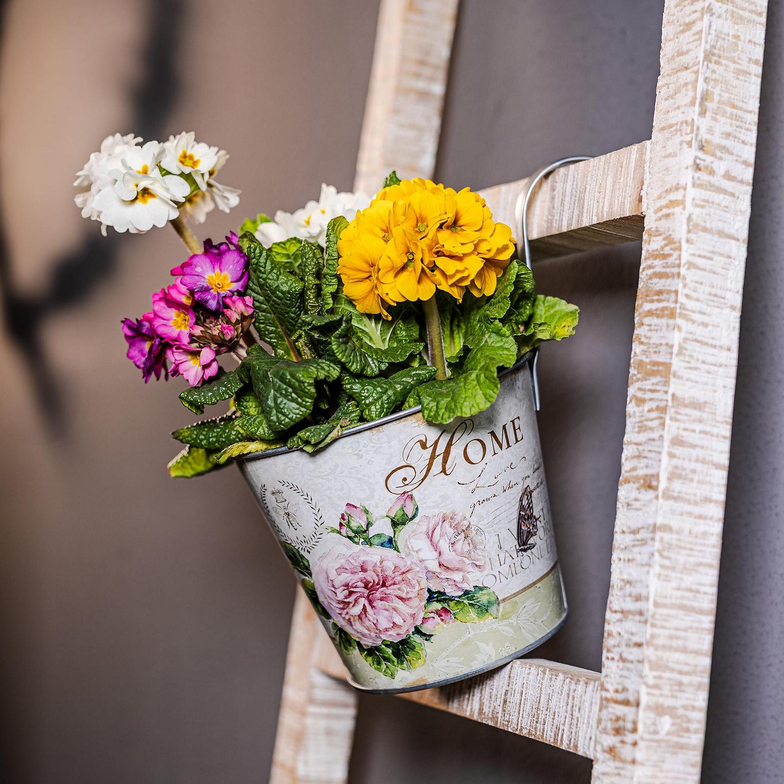 Підвісне металеве кашпо DARO DEKO Carnation 15 x 13 см 2 шт., фото №3 Підвісне металеве кашпо DARO DEKO Carnation 15 x 13 см 2 шт., фото №3