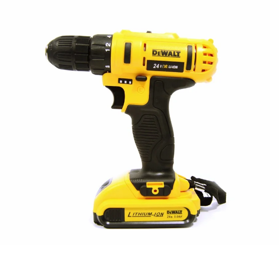 Шуруповерт ударный DeWALT DCD791 Max 24V 5.0 Ah с набором инструментов, фото №1 Шуруповерт ударный DeWALT DCD791 Max 24V 5.0 Ah с набором инструментов, фото №1