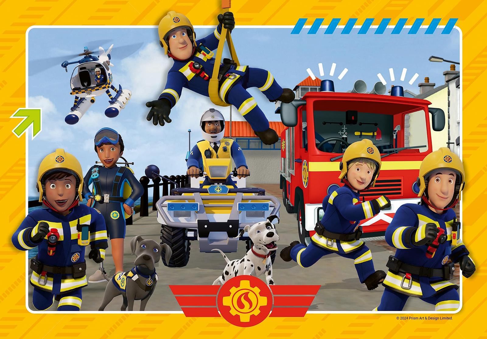 Пазл Ravensburger Fireman Sam The Rescue is Coming 12001031 2 x 12 деталей от 3 лет, фото №3