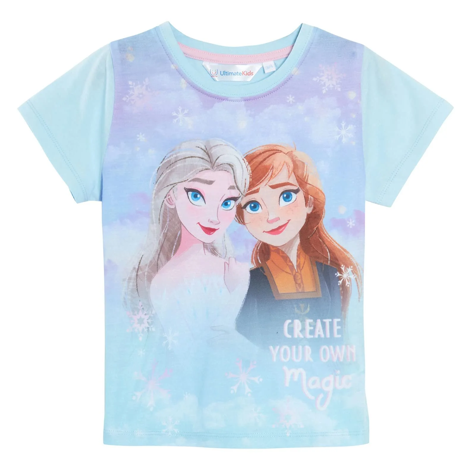 Комплект піжам Disney для дівчинки: халат + піжама, Холодне серце 2, набір нічного одягу з 3 предметів, фото №2