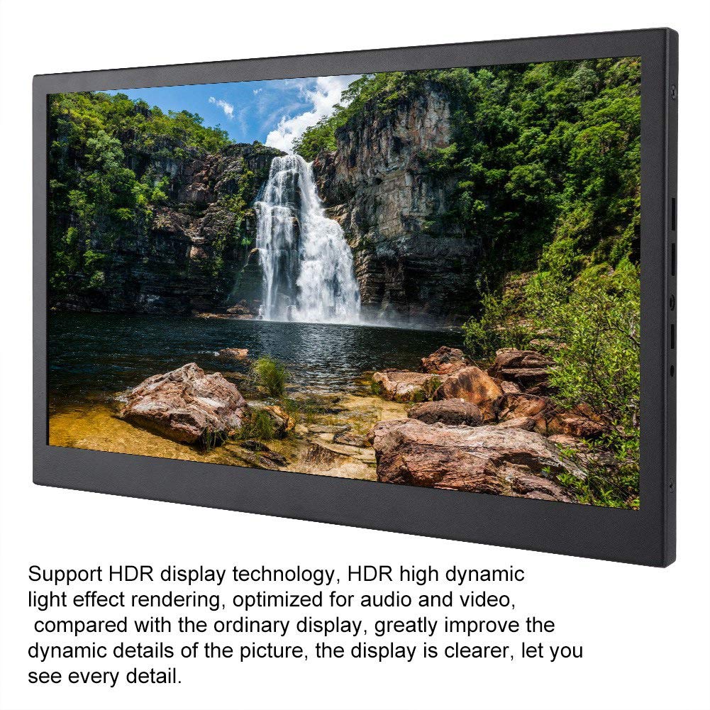 Дисплей Bewinner 13.3" 1080P 1920 x 1080 IPS HDR, ультратонкий, портативный, 2 x HDMI с держателем для Raspberry Pie, фото №3