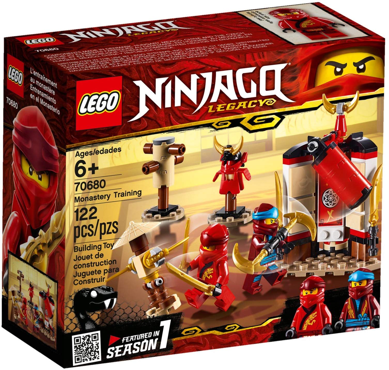 Блоки LEGO NINJAGO 70680 Набір для тренувань у храмі, фото №4