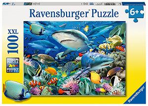 Пазл Ravensburger Shark Reef 10951 100 элементов - Фото 1