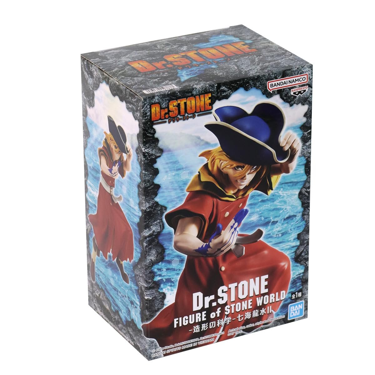 Фігурка BANPRESTO Dr. Stone Ryusui Nanami з Stone World 16 см, фото №6