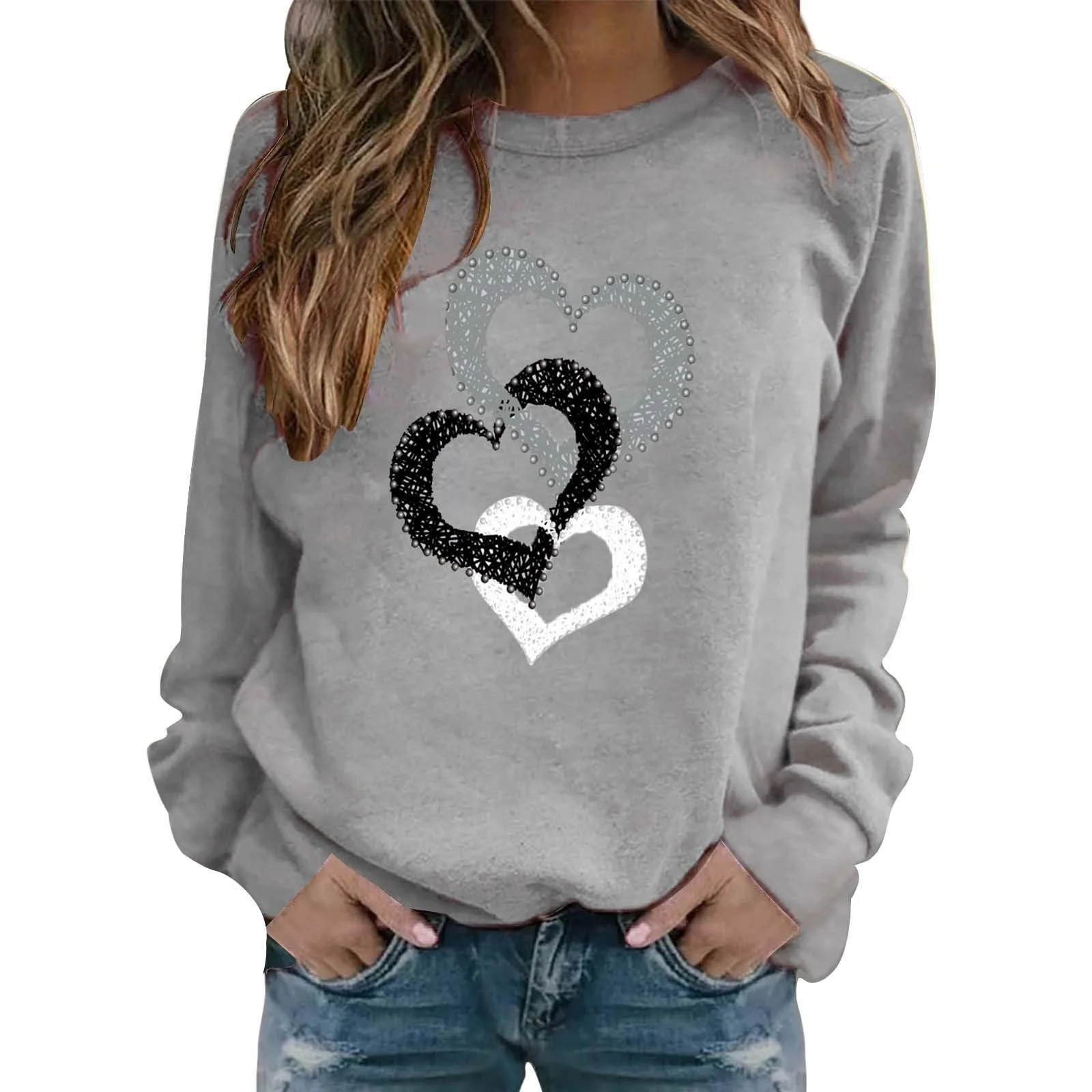 Жіноча Толстовка Generisch з принтом літер, фото №1