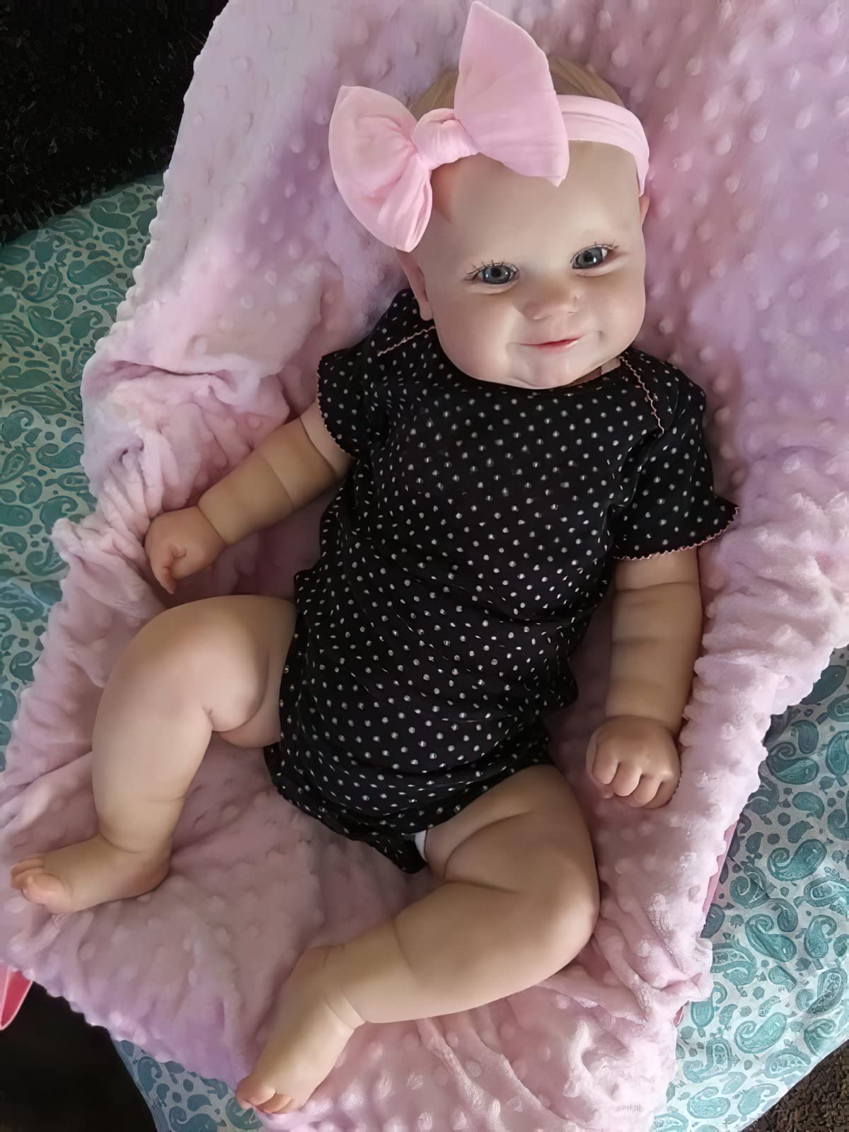 Кукла MineeQu 24 Inch So Really Large Size Cute Smile Real Look Cuddly Body, фото №1