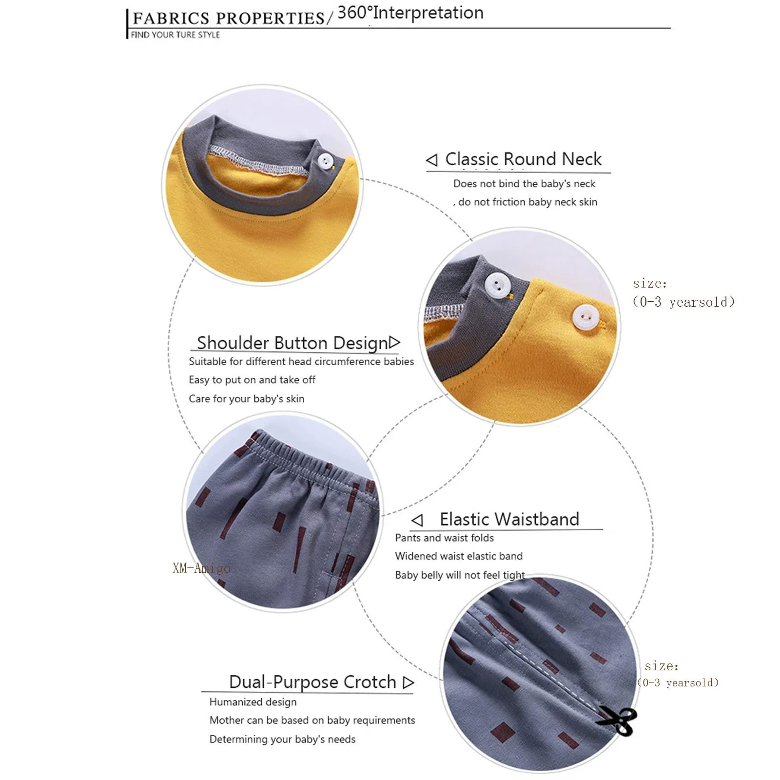 Комплект термобілизни XM-Amigo для хлопчиків, фото №2 Комплект термобілизни XM-Amigo для хлопчиків, фото №2