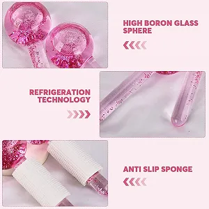 Прилад для тонізації обличчя Mizikuu, 2 шт, крижані кульки для обличчя, шиї та очей synthetic.ua - Фото 1