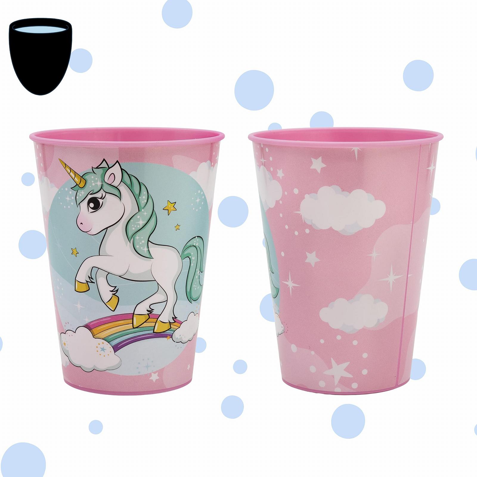 Дитяча чашка Набір 2 шт Unicorn Пластикові чашки без BPA 260 мл, фото №3